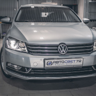 Замена линз Passat b7 на светодиодные bi-led