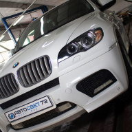 BMW X6 - замена линз на Hella 5R