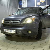 Honda CR-V. Лечим плохой свет фар. Замена линз