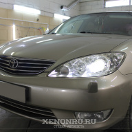 Toyota Camry 30 установка линз в фары
