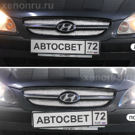 Hyundai Getz 2008 / установка светодиодных модулей