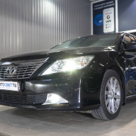 Замена линз Toyota Camry на светодиодные с сохранением функций AFS