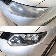 Восстановление прозрачности фар Nissan X-Trail