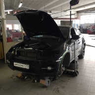 BMW X5 E70 замена линз в фарах