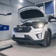 Светодиодные bi-led линзы в Hyundai Creta