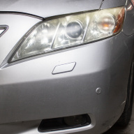 Toyota Camry XV40 - замена старых выгоревших линз на новые Биксеноновые линзы Hella 3R.