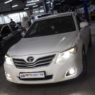 Toyota Camry Установили новые линзы Hella 3R