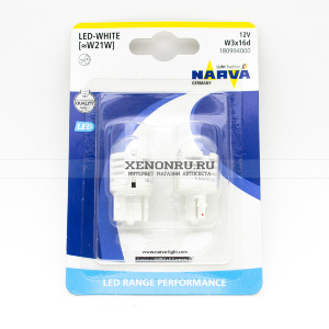 Светодиодные лампы W21W Narva LED-WHITE RANGE PERFORMANCE 180994000 