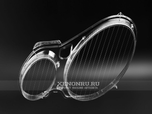 Стекло фары Mercedes Benz E-Class W211 (2002-2009) (левое)  